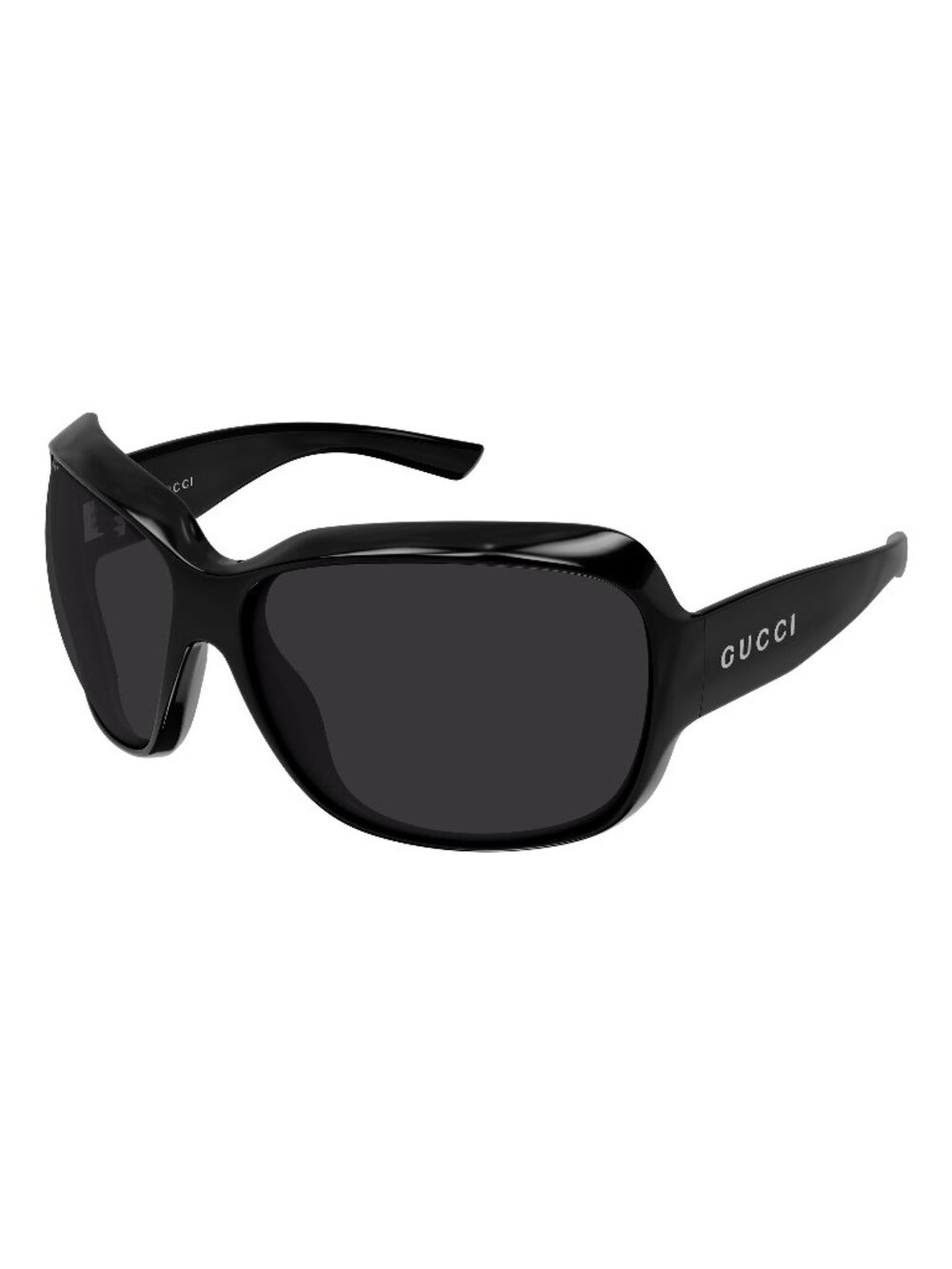 New Gucci Women's Sunglasses Black Grey Lens Injected Frame GG2176S 001 70